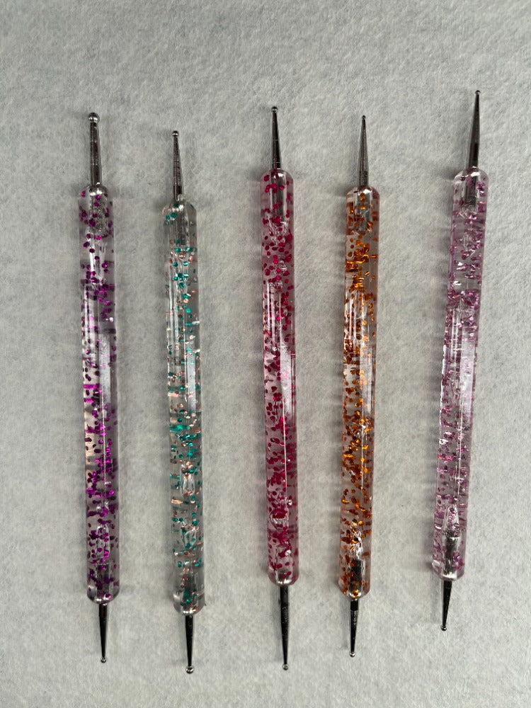 Glitter dotting tools