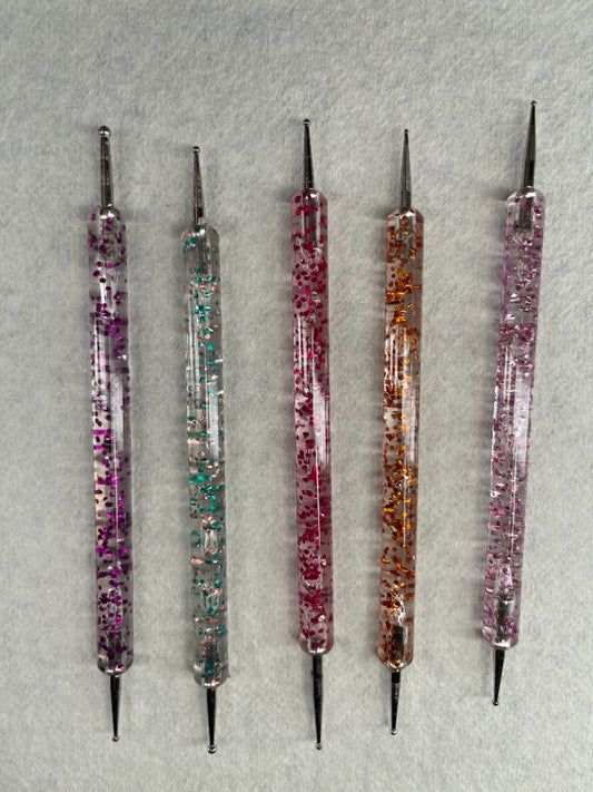 Glitter dotting tools