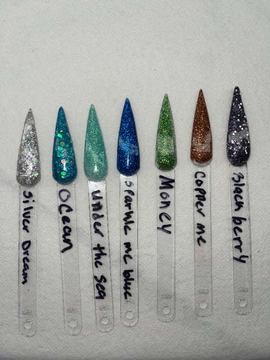 GLITTER ACRYLIC POWDERS